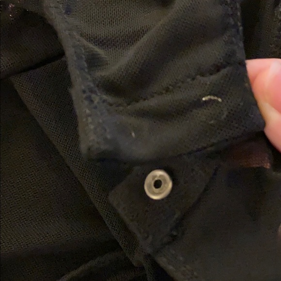 Black floral mesh bodysuit - Picture 4 of 4